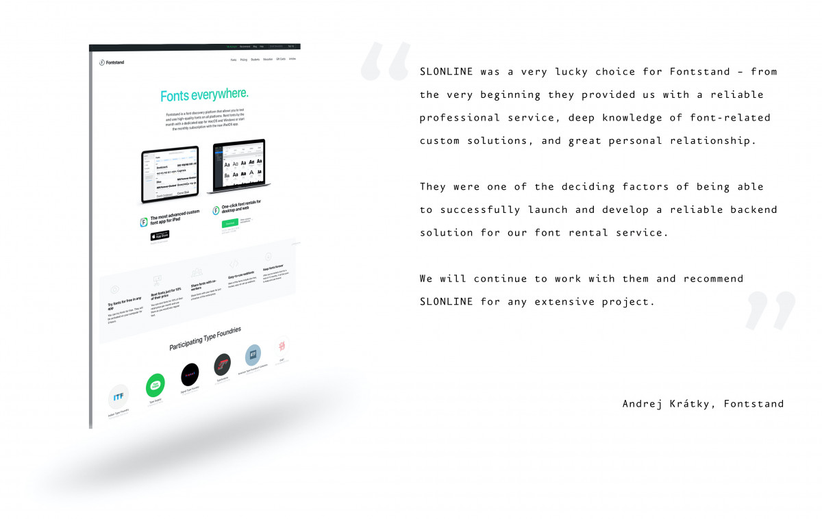 slonline projects fontstan